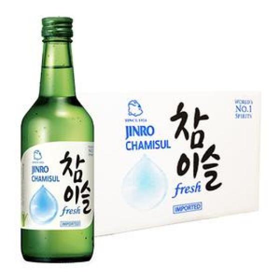 RƯỢU SOJU JINRO CHAMISUL THÙNG 20 CHAI